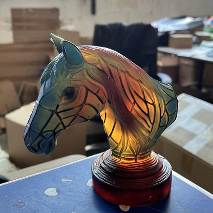 Glühzauber - Glas-in-Lood Stijl Dierenlampen Voor Betoverende Sfeer Lighting SEREIN