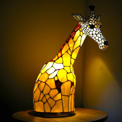 Glühzauber - Glas-in-Lood Stijl Dierenlampen Voor Betoverende Sfeer Lighting SEREIN