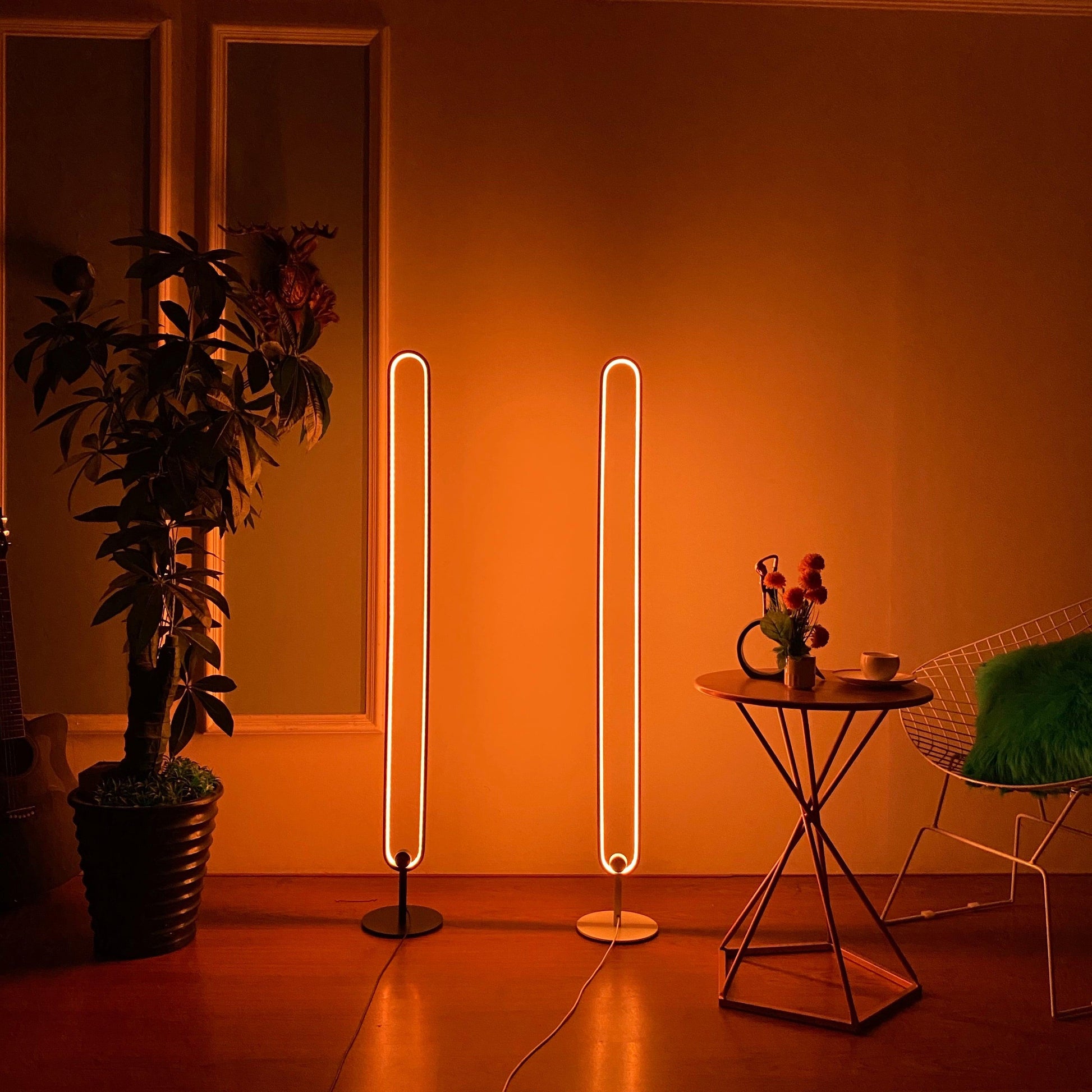 Infinity Staande LED Vloerlamp voor Elegante Interieurs