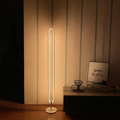 Infinity Staande LED Vloerlamp voor Elegante Interieurs