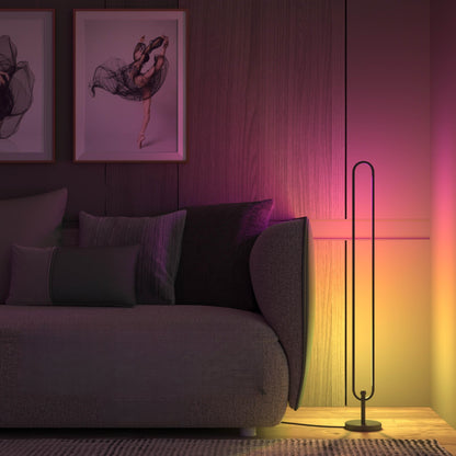 Infinity Staande LED Vloerlamp voor Elegante Interieurs