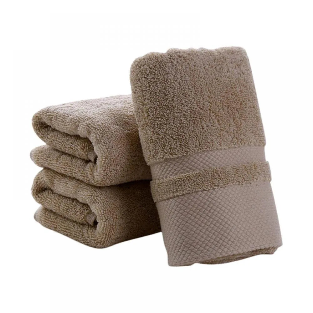 Katoenen Handdoeken, Badkamer Handdoeken Set,Ultra Zacht 35X75Cm Khaki One Size