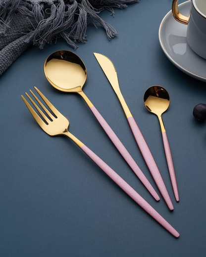 Lumino - Bestekset voor Elegante Diners Roze