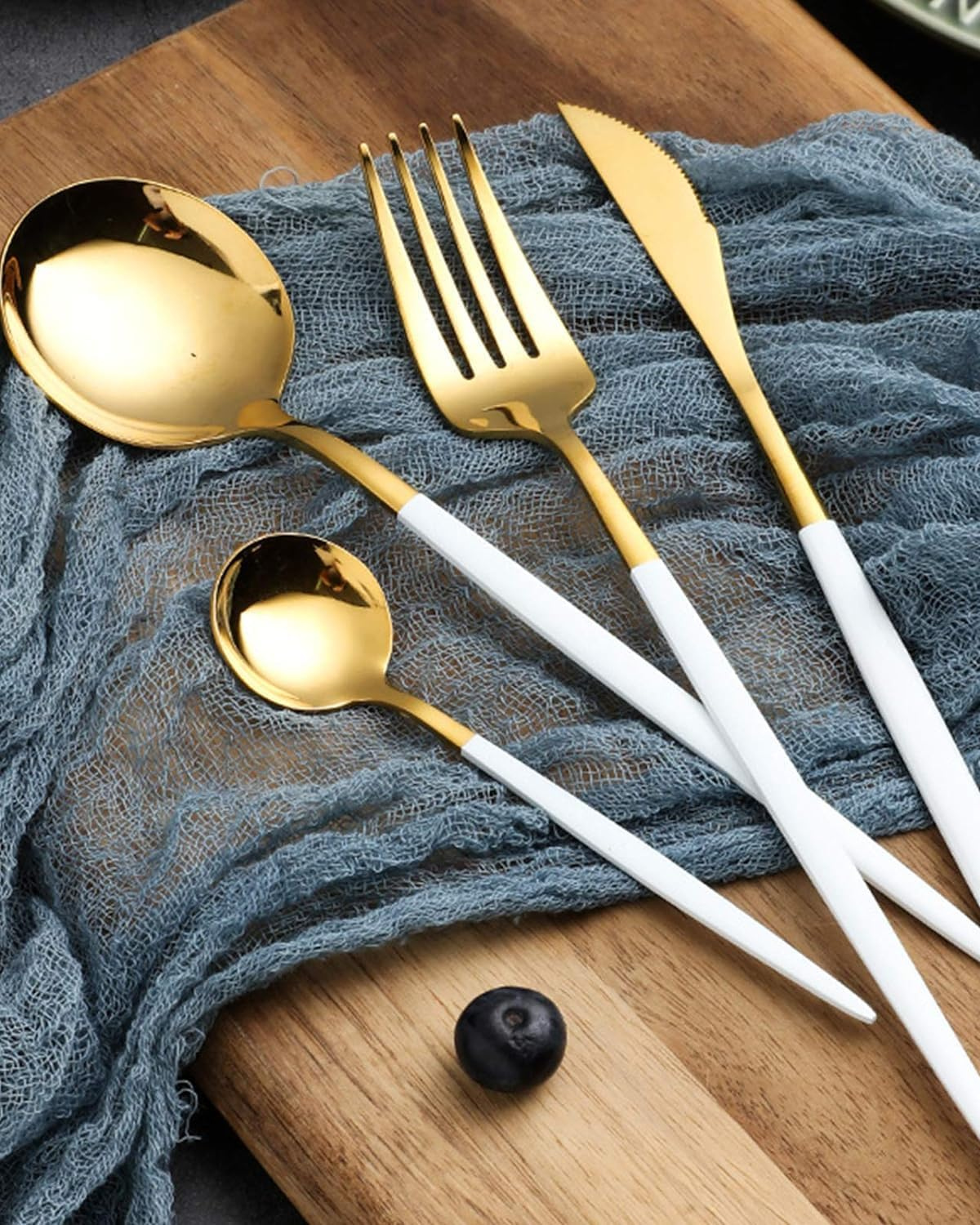 Lumino - Bestekset voor Elegante Diners Wit