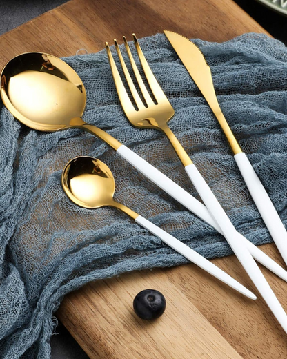 Lumino - Bestekset voor Elegante Diners Wit