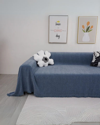 Beddingstar - Douillet Waterdichte Bank Bescherming Hoes Blauw
