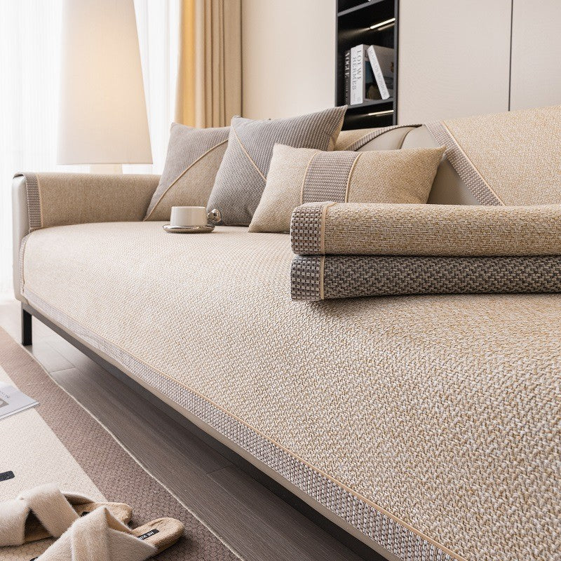 Beddingstar - Luxe Geweven Bankdecorset Beige