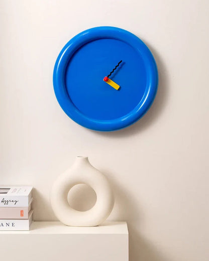 Le Temps Wandklok Voor Stijlvolle Interieurs Blauw