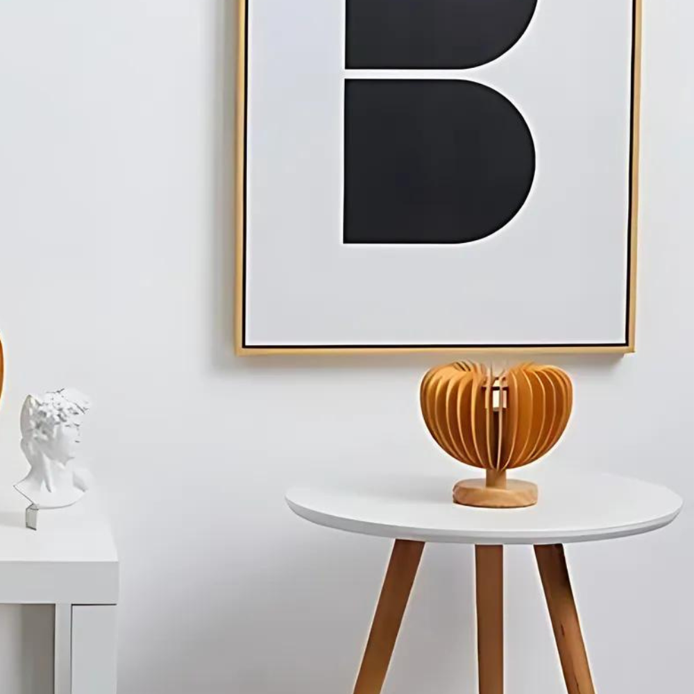 L'Éclat de Table Oplaadbare Houten Lamp met Vintage Ontwerp