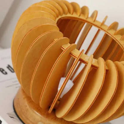 L'Éclat de Table Oplaadbare Houten Lamp met Vintage Ontwerp