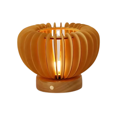 L'Éclat de Table Oplaadbare Houten Lamp met Vintage Ontwerp