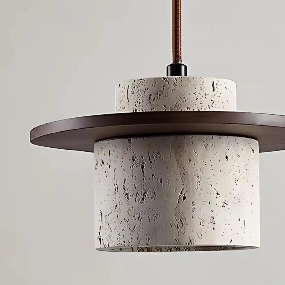 Lumino - Beton en Hout Hanglamp van Urban Light Design