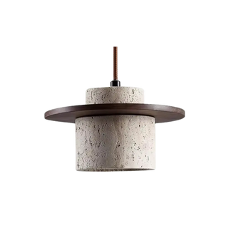 Lumino - Beton en Hout Hanglamp van Urban Light Design