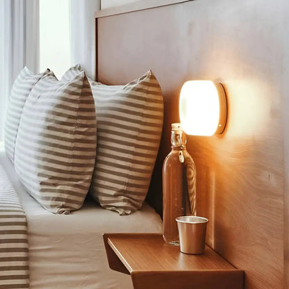 Lumino - Moderne Glazen Ronde Wandlamp