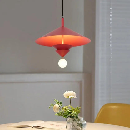 Lys & Ro - Hoedvormige Metalen Hanglamp met Minimalistisch Design