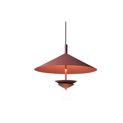Lys & Ro - Hoedvormige Metalen Hanglamp met Minimalistisch Design