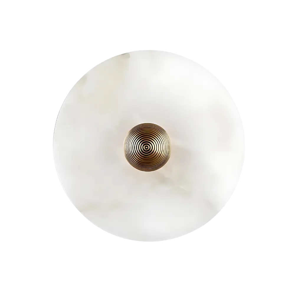 Lys & Ro - Wandlamp van Alabaster met Moderne Verlichting
