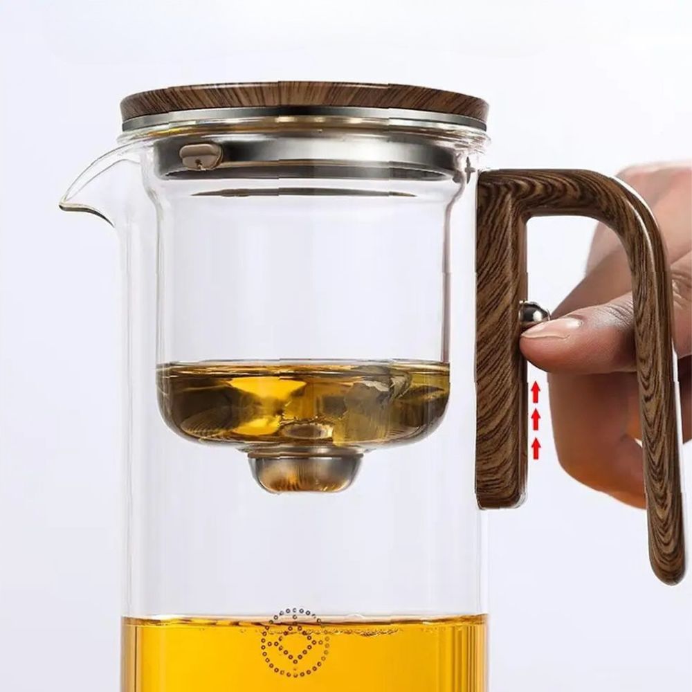 Magnetische Theepot met Scheidings- en Filtratiesysteem
