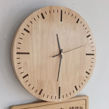 Moments - Minimalistische Bamboo Stille Wandklok Chrona 30cm