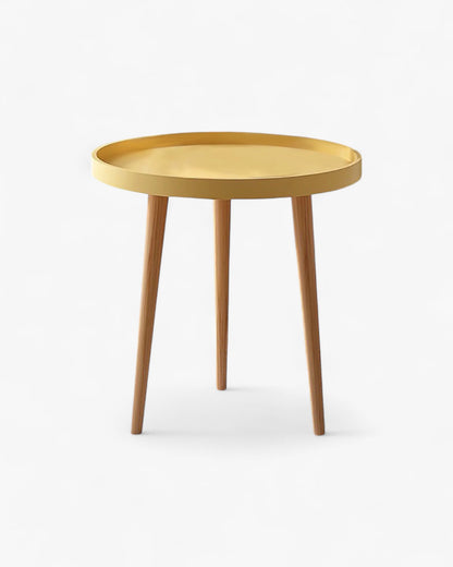 Müsho - Moderne Bijzettafel Met Minimalistisch Ontwerp Geel