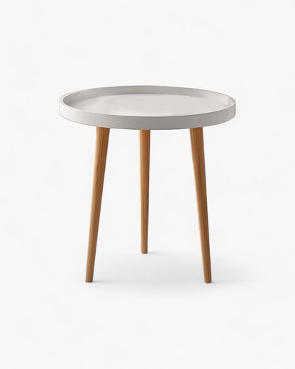 Müsho - Moderne Bijzettafel Met Minimalistisch Ontwerp Wit