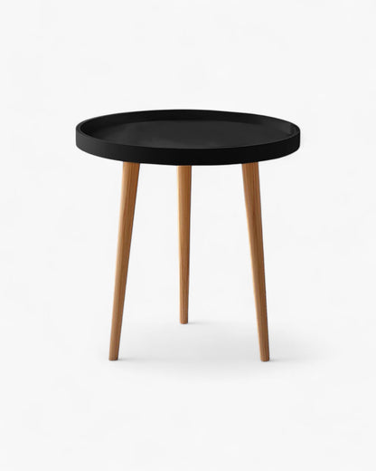 Müsho - Moderne Bijzettafel Met Minimalistisch Ontwerp Zwart