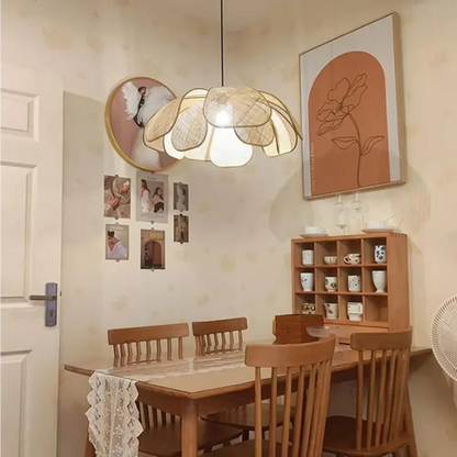 Nordlys - Lantern Rotan Bloem Hanglamp