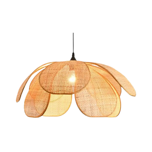 Nordlys - Lantern Rotan Bloem Hanglamp