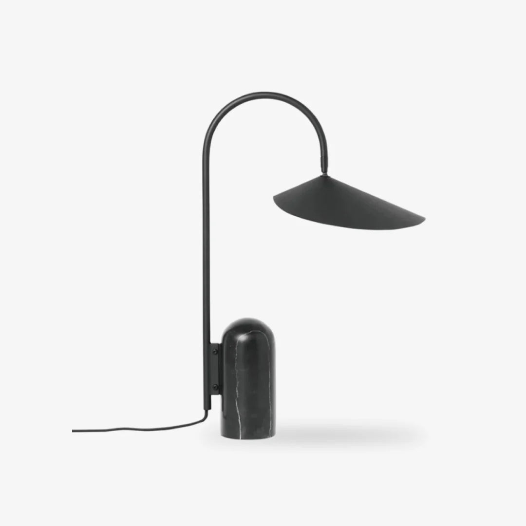 Kōmei Tafellamp – Tijdloze Elegante lamp - Warme Verlichting Breedte 30cm x Hoogte 60cm Zwart EU Plug