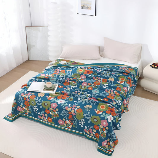 Wildflower Botanische Bliss Katoenen Deken
