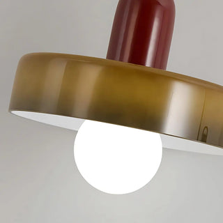 Yoté - Bauhaus Hanglamp - Bordeaux Bruin