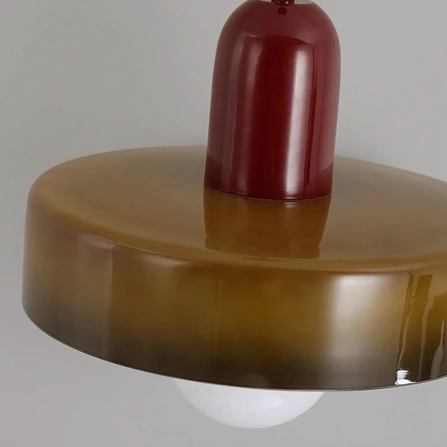 Yoté - Bauhaus Hanglamp - Bordeaux Bruin