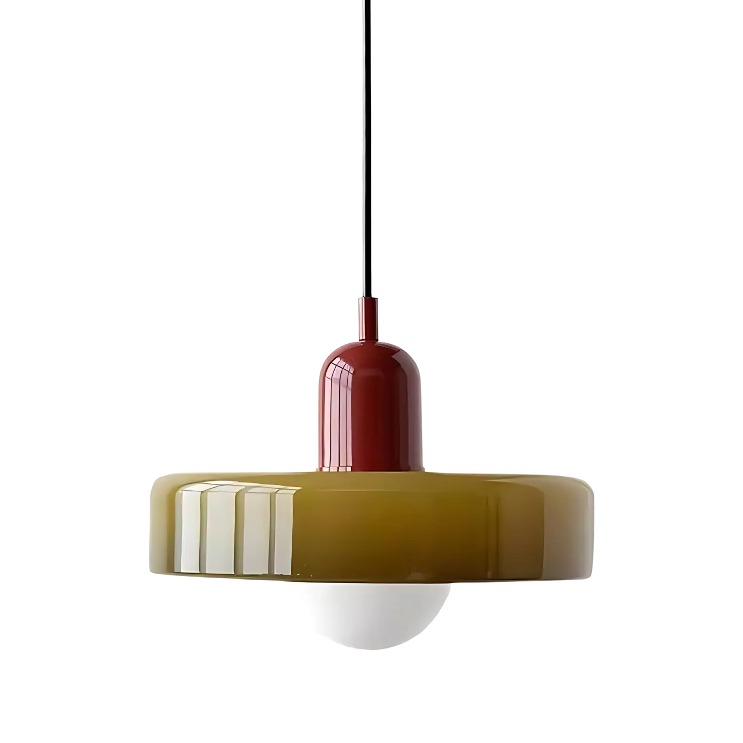 Yoté - Bauhaus Hanglamp - Bordeaux Bruin