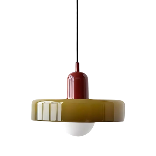 Yoté - Bauhaus Hanglamp - Bordeaux Bruin