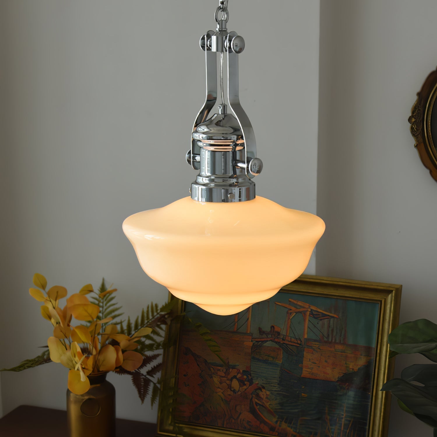Yoté - Retro Vintage Schoolgebouw Hanglamp