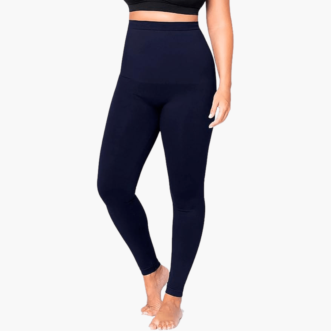 Shaping Legging met Hoge Taille – Comfort en Buikcontrole Donker Blauw