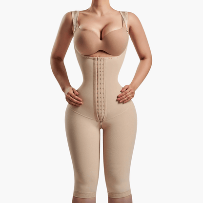 Originele Full-Body Colombiaanse Faja Hoge Compressie en Comfort Beige