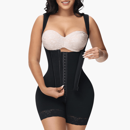 Postpartum Shapewear Faja Met Buikcontrole En Borstlift Zwart