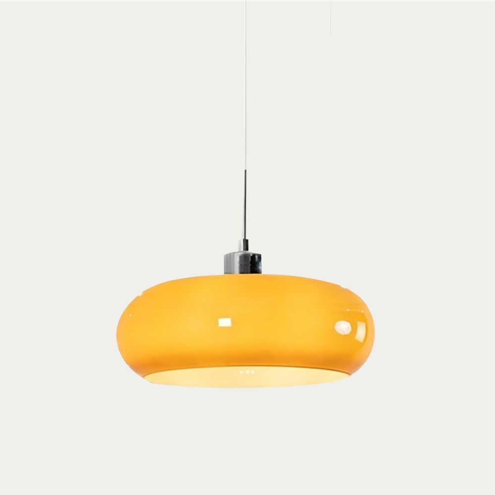 Kieran Bauhaus glazen hanglamp Bruin