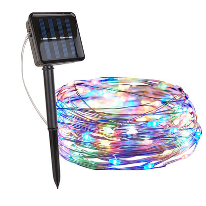 Solar Tuinverlichting LED Sprookjeslichtjes – Waterdichte Touwverlichting voor Tuin en Patio, Zonne-energie Aangedreven, 5-30 Meter Kleurrijk