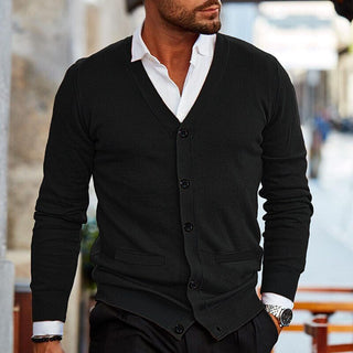 Zipari Vest - Casual Cardigan voor heren Zwart