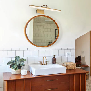 Moderne LED Badkamer Vanity Verlichtingsarmatuur Satin Goud