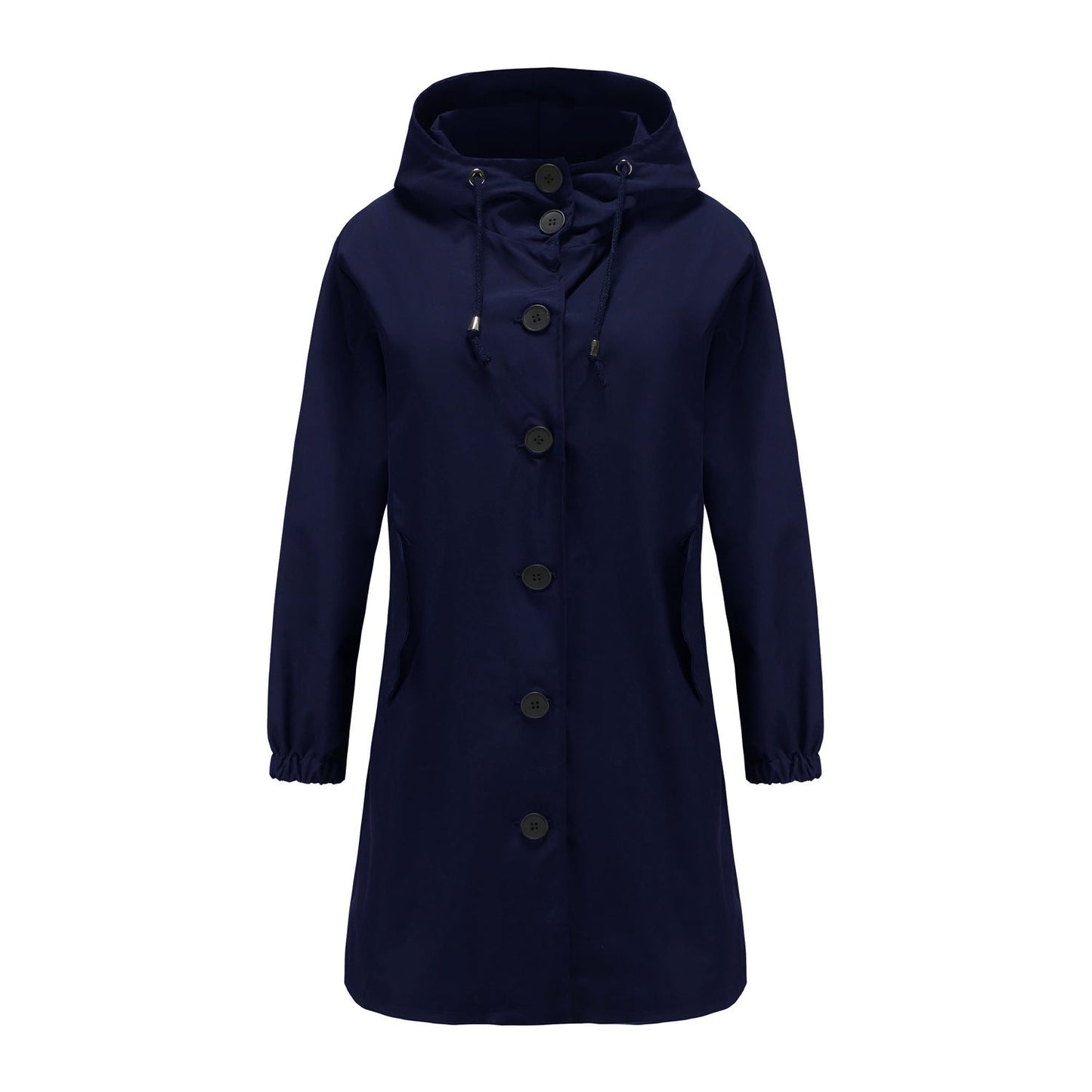 Dames Lichte Regenjas - Slank & Ademend Waterafstotend Donkerblauw