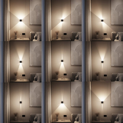 Verstelbare LED Wandlamp Buiten met Warm Wit Licht – Energiezuinige Muurlamp voor Binnen en Buiten, IP65 Waterdicht